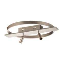 Lucande Stigla LED-Deckenleuchte, Rund, Schwarz -Lucande 9922044 2