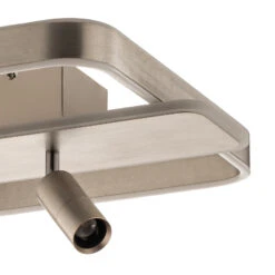 Lucande Stigla LED-Deckenleuchte, Eckig, Nickel -Lucande 9922045 4