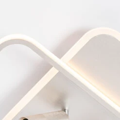 Lucande Tival LED-Deckenlampe, Eckig, 43cm, Nickel 14 Lucande Tival LED-Deckenlampe, Eckig, 43cm, Nickel -Lucande 9922049 4