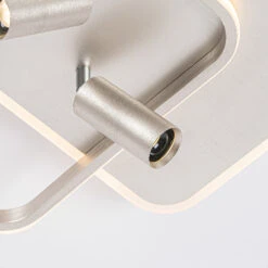 Lucande Tival LED-Deckenlampe, Eckig, 43cm, Nickel 17 Lucande Tival LED-Deckenlampe, Eckig, 43cm, Nickel -Lucande 9922049 7