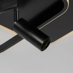 Lucande Tival LED-Deckenlampe Eckig, 43cm, Schwarz -Lucande 9922050 6