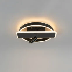 Lucande Damivan LED-Deckenlampe, Rund, Schwarz 14 Lucande Damivan LED-Deckenlampe, Rund, Schwarz -Lucande 9922056 4