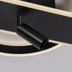 Lucande Damivan LED-Deckenlampe, Rund, Schwarz 15 Lucande Damivan LED-Deckenlampe, Rund, Schwarz -Lucande 9922056 5