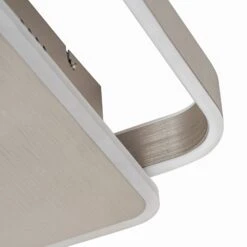 Lucande Damivan LED-Deckenlampe, Eckig Nickel -Lucande 9922057 4