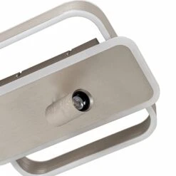 Lucande Damivan LED-Deckenlampe, Eckig Nickel -Lucande 9922057 5