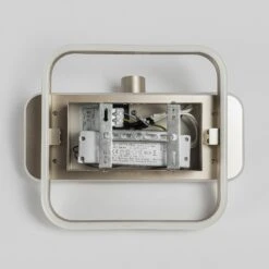 Lucande Damivan LED-Deckenlampe, Eckig Nickel -Lucande 9922057 7