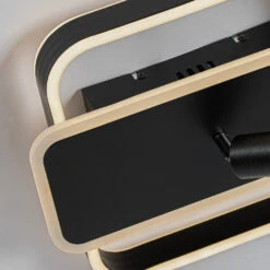 Lucande Damivan LED-Deckenlampe, Eckig Schwarz -Lucande 9922058 7