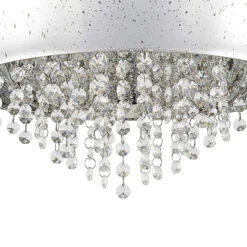 Lucande Elinara Kristall-Deckenlampe, 40 Cm Chrom -Lucande 9923001 7