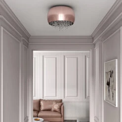 Lucande Elinara Kristall-Deckenlampe, 40 Cm Kupfer -Lucande 9923002 2