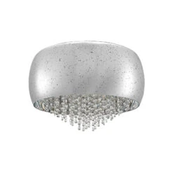 Lucande Elinara Kristall-Deckenlampe, 50 Cm Chrom -Lucande 9923003 4