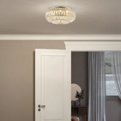 Lucande Onivira Kristall-Deckenleuchte, Rund -Lucande 9923007 1