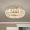 Lucande Onivira Kristall-Deckenleuchte, Rund -Lucande 9923007
