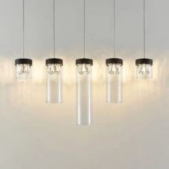 Lucande Imanu Esstisch-Hängeleuchte, Fünfflammig -Lucande 9923009 5