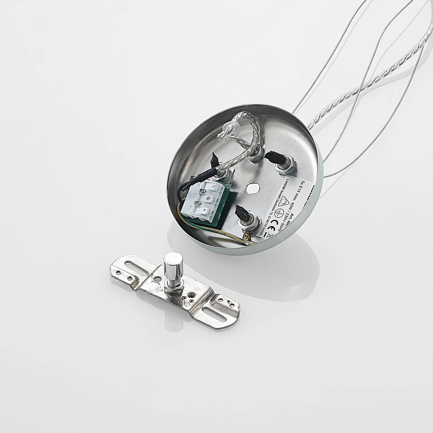 Lucande Miraia Kristall-Hängeleuchte, Verspiegelt 11 Lucande Miraia Kristall-Hängeleuchte, Verspiegelt – Bild 9