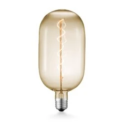 Lucande 15 Lucande LED-Lampe E27 T140 4W 2.700K Dimmbar Amber