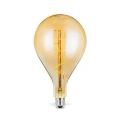 Lucande LED-Lampe E27 A160 4W 2.700K Dimmbar Amber