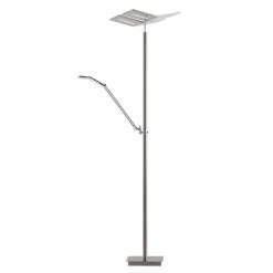 Lucande Hadlee LED-Stehleuchte, Nickel -Lucande 9940004 2