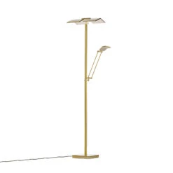 Lucande Hadlee LED-Stehleuchte, Messing -Lucande 9940005 2