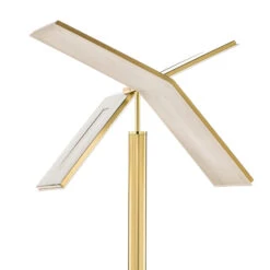 Lucande Hadlee LED-Stehleuchte, Messing -Lucande 9940005 3