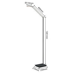 Lucande Joziah LED-Stehleuchte, Anthrazit -Lucande 9940006 3