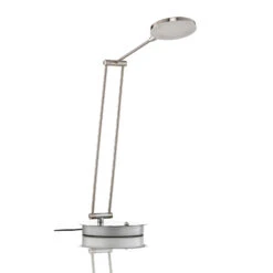 Lucande Ensley LED-Tischleuchte, Nickel 14 Lucande Ensley LED-Tischleuchte, Nickel -Lucande 9940009 3