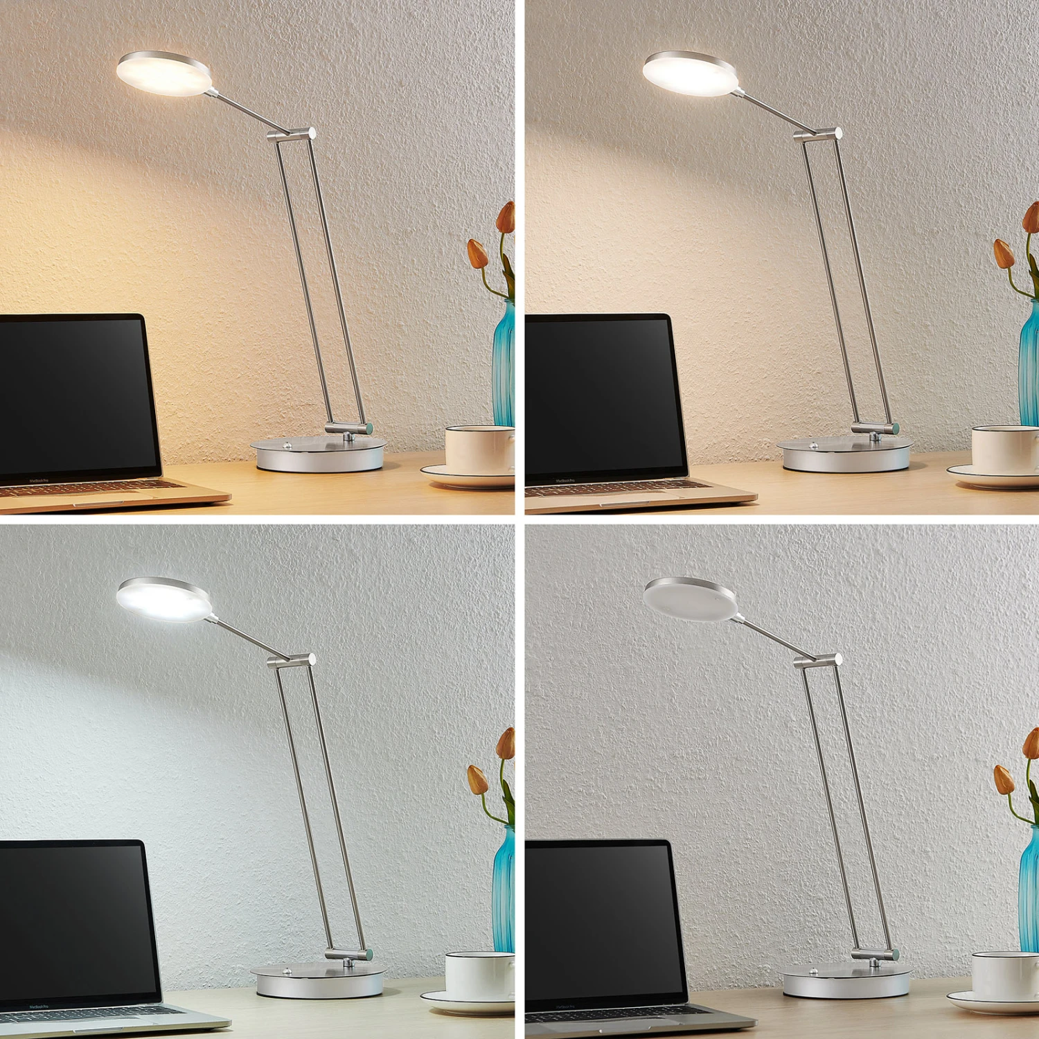 Lucande Ensley LED-Tischleuchte, Nickel 8 Lucande Ensley LED-Tischleuchte, Nickel – Bild 6