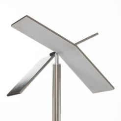 Lucande Kamari LED-Stehlampe Nickel M. Lesearm -Lucande 9940011 3