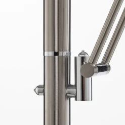 Lucande Kamari LED-Stehlampe Nickel M. Lesearm -Lucande 9940011 4