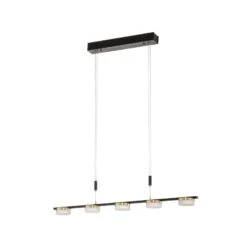 Lucande Kyree LED-Hängeleuchte Anthrazit Gold -Lucande 9940016 3