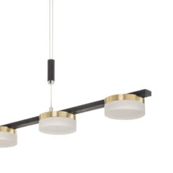 Lucande Kyree LED-Hängeleuchte Anthrazit Gold -Lucande 9940016 5