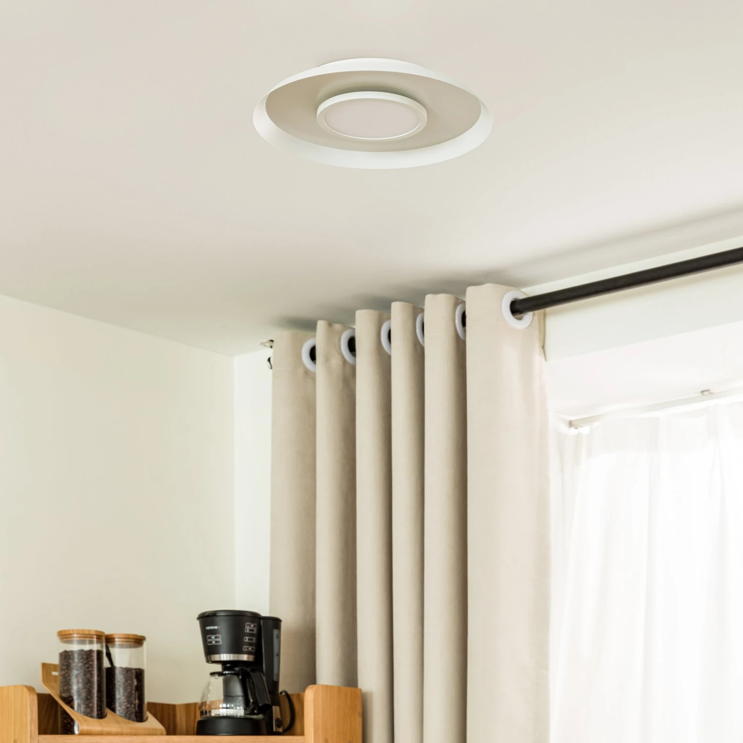 Lucande Merilla Deckenleuchte, Weiß 4 Lucande Merilla Deckenleuchte, Weiß – Bild 2