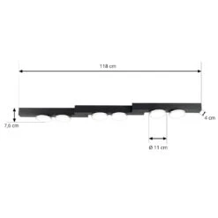 Lucande Kellino Deckenleuchte, 6-flammig, Schwarz 15 Lucande Kellino Deckenleuchte, 6-flammig, Schwarz -Lucande 9951113 4