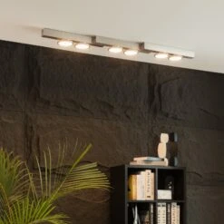 Lucande Kellino Deckenleuchte, 6-flammig, Nickel 9 Lucande Kellino Deckenleuchte, 6-flammig, Nickel -Lucande 9951114 2