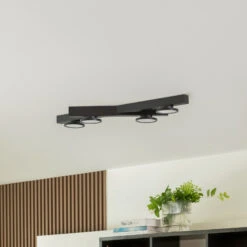 Lucande Kellino Deckenleuchte, Flexibel, 4-flammig 11 Lucande Kellino Deckenleuchte, Flexibel, 4-flammig -Lucande 9951115 1