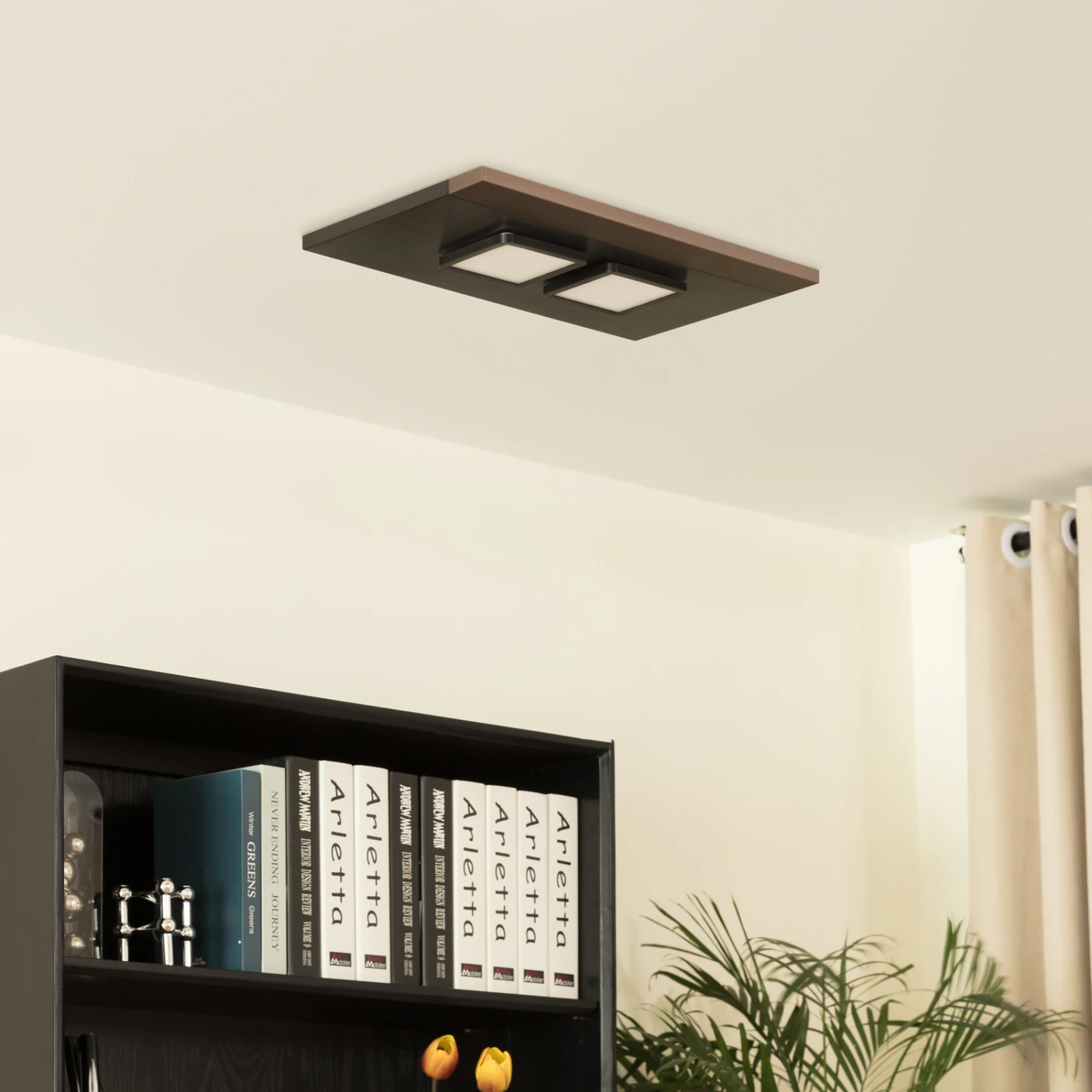 Lucande Esteria Deckenleuchte, Zweiflammig 4 Lucande Esteria Deckenleuchte, Zweiflammig – Bild 2