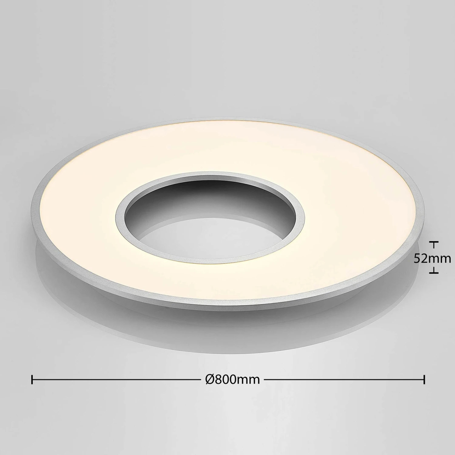 Lucande LED-Deckenleuchte Durun, Dimmbar, CCT, Rund, 80 Cm 6 Lucande LED-Deckenleuchte Durun, Dimmbar, CCT, Rund, 80 Cm – Bild 4