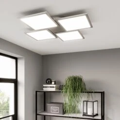 Lucande LED-Deckenleuchte Ilira, Dimmbar, CCT, 4-flammig -Lucande 9956033 1