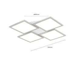 Lucande LED-Deckenleuchte Ilira, Dimmbar, CCT, 4-flammig -Lucande 9956033 6