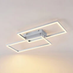 Lucande Muir LED-Deckenlampe, Rechteckig -Lucande 9956084 2