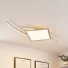 Lucande Tiaro LED-Deckenlampe, Eckig, 56,6 Cm, CCT