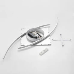 Lucande Tiaro LED-Deckenlampe, Eckig, 56,6 Cm, CCT 19 Lucande Tiaro LED-Deckenlampe, Eckig, 56,6 Cm, CCT -Lucande 9956097 8