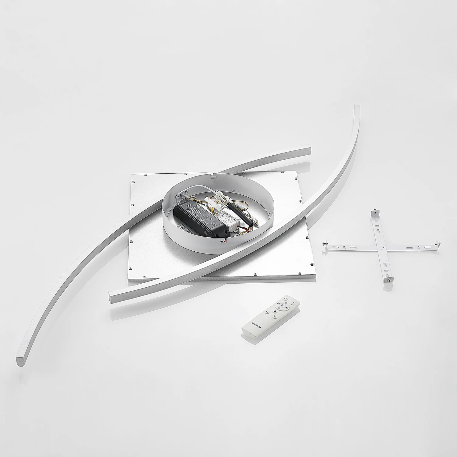 Lucande Tiaro LED-Deckenlampe, Eckig, 56,6 Cm, CCT 11 Lucande Tiaro LED-Deckenlampe, Eckig, 56,6 Cm, CCT – Bild 9