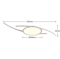 Lucande Tiaro LED-Deckenlampe, Rund, CCT -Lucande 9956101 5