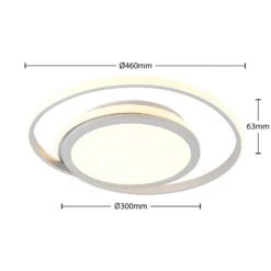 Lucande Noud LED-Deckenlampe, Dimmbar -Lucande 9956106 7