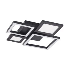 Lucande Narumi LED-Deckenlampe CCT, 38 Cm, Schwarz 15 Lucande Narumi LED-Deckenlampe CCT, 38 Cm, Schwarz -Lucande 9956147 4