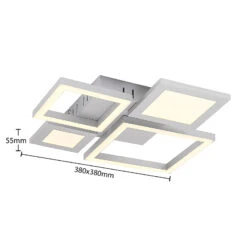 Lucande Narumi LED-Deckenlampe CCT, 38 Cm, Weiß 16 Lucande Narumi LED-Deckenlampe CCT, 38 Cm, Weiß -Lucande 9956148 5