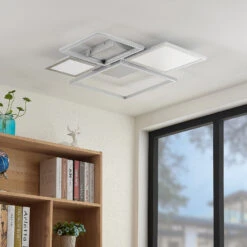 Lucande Narumi LED-Deckenlampe CCT, 75 Cm, Weiß -Lucande 9956150 2