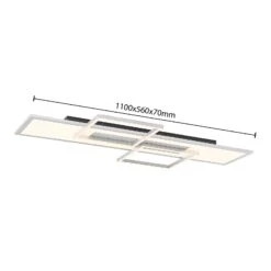 Lucande Narumi LED-Deckenlampe CCT, 110cm, Weiß 16 Lucande Narumi LED-Deckenlampe CCT, 110cm, Weiß -Lucande 9956152 5