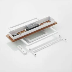 Lucande Chariska LED-Deckenlampe Holz Weiß 60 Cm -Lucande 9956158 6