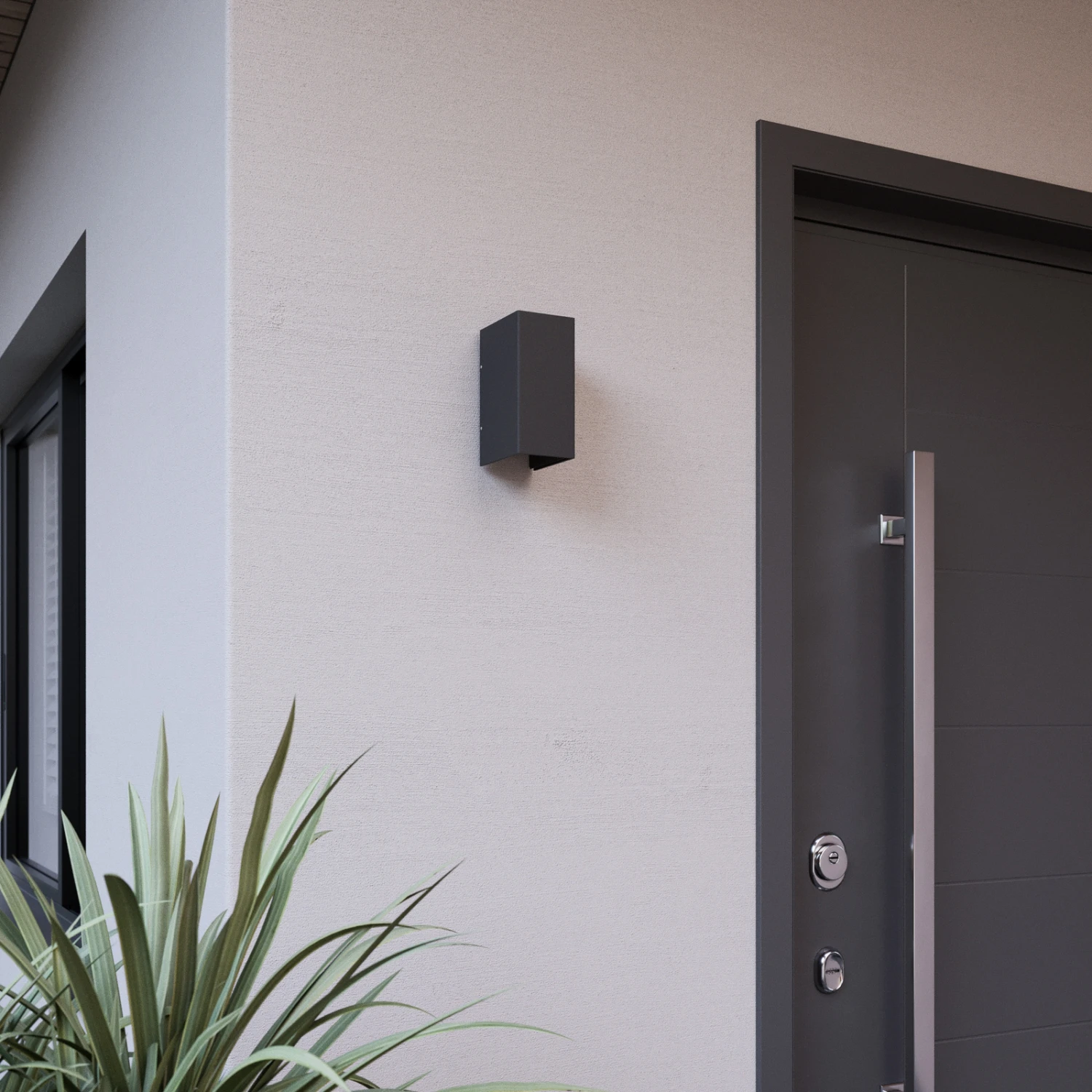 Lucande Zweiseitig Leuchtende LED-Wandlampe Kimian, Außen 4 Lucande Zweiseitig Leuchtende LED-Wandlampe Kimian, Außen – Bild 2